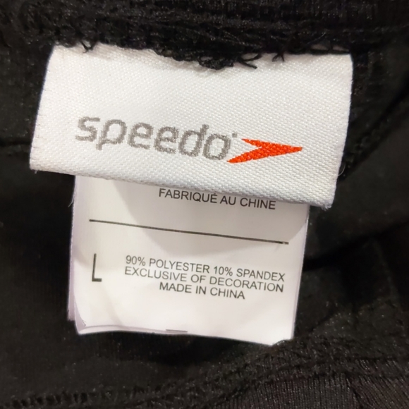 Speedo Olympic Canada flare leg black capris large - Picture 6 of 10